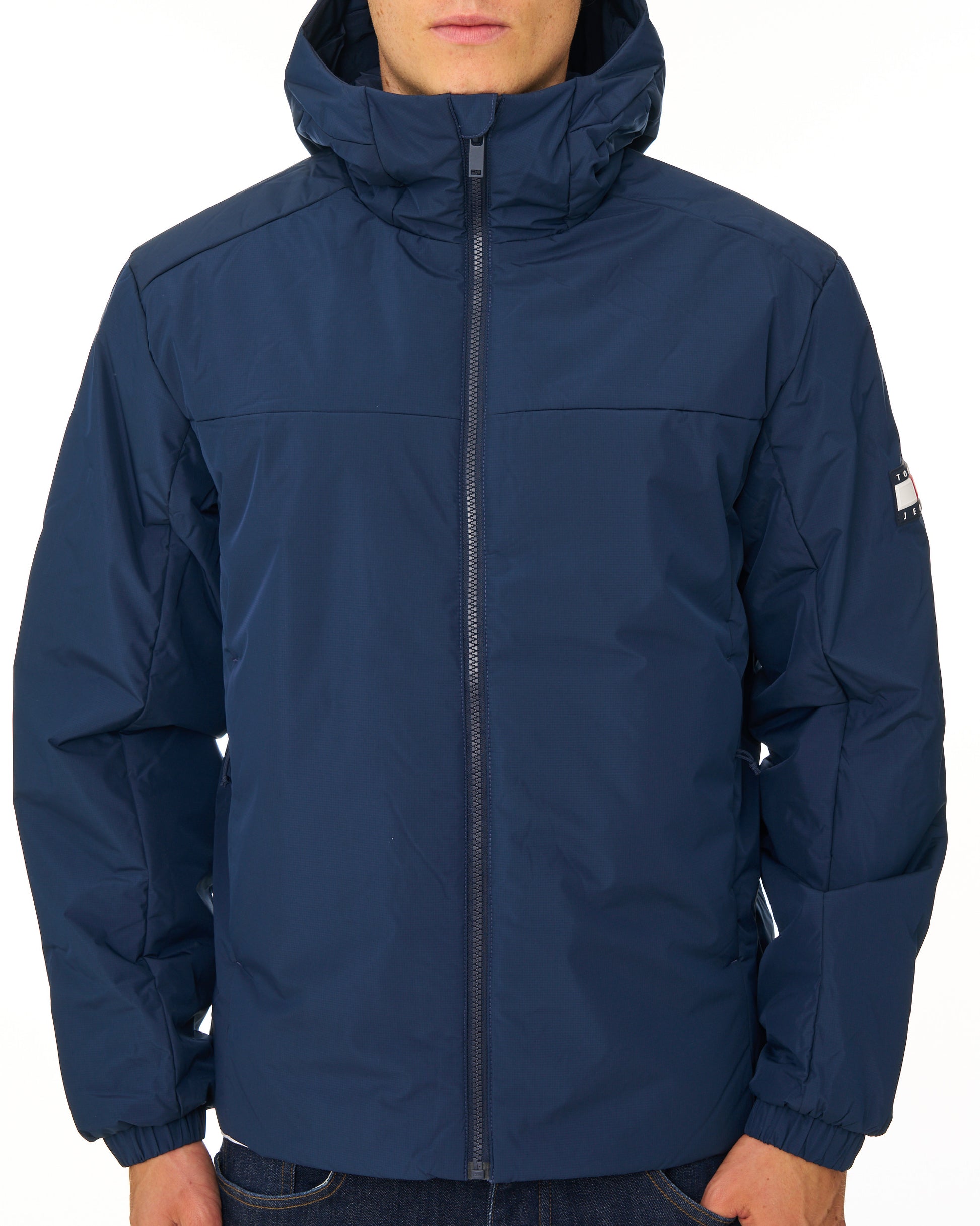 Tommy Jeans Logo Padded Jacket Dark Blue