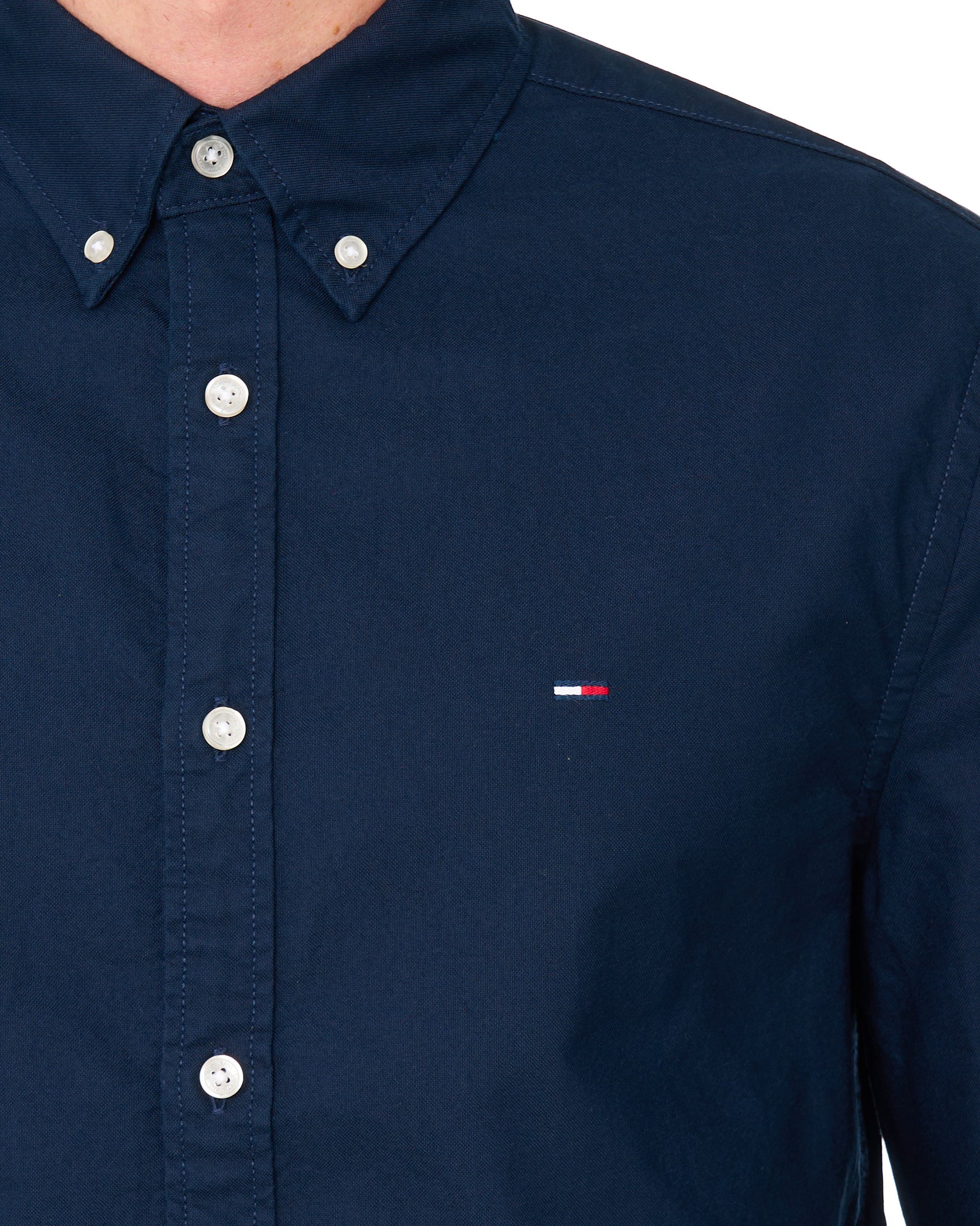 Tommy Jeans Oxford Shirt Dark Blue