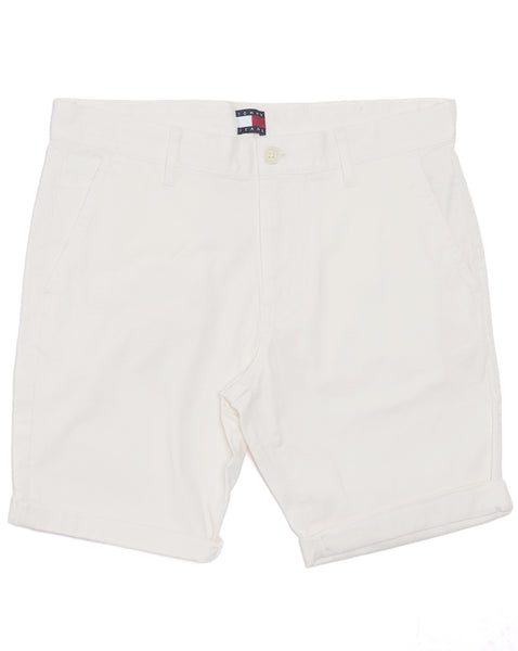 Tommy Jeans Scanton Twill Chino Shorts Ancient White