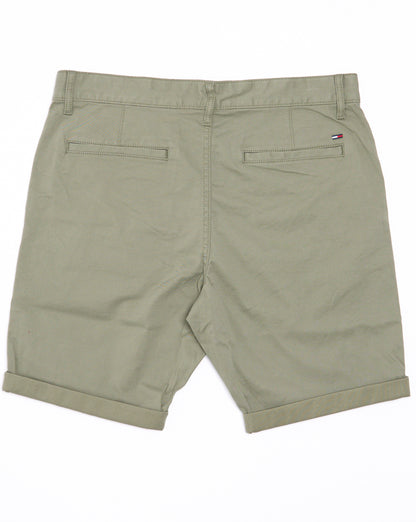 Tommy Jeans Scanton Twill Chino Shorts Utility Sage