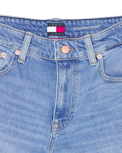 Tommy Jeans Scanton Whiskered Denim Shorts Denim Medium