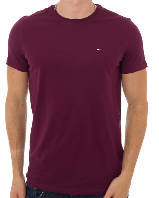 Tommy Jeans Tommy Jeans Slim Fit T Shirt Calypso Berry