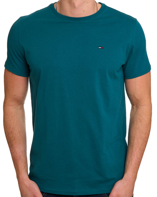 Tommy Jeans Slim Fit T Shirt Polar Teal