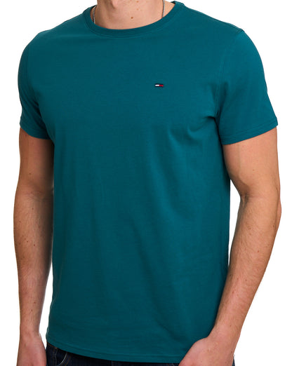 Tommy Jeans Slim Fit T Shirt Polar Teal