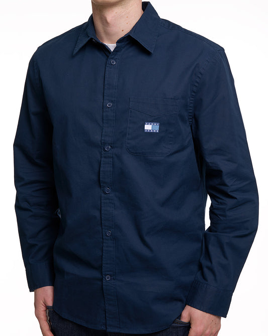 Tommy Jeans Tommy Jeans Washed Twill Shirt Dark Navy