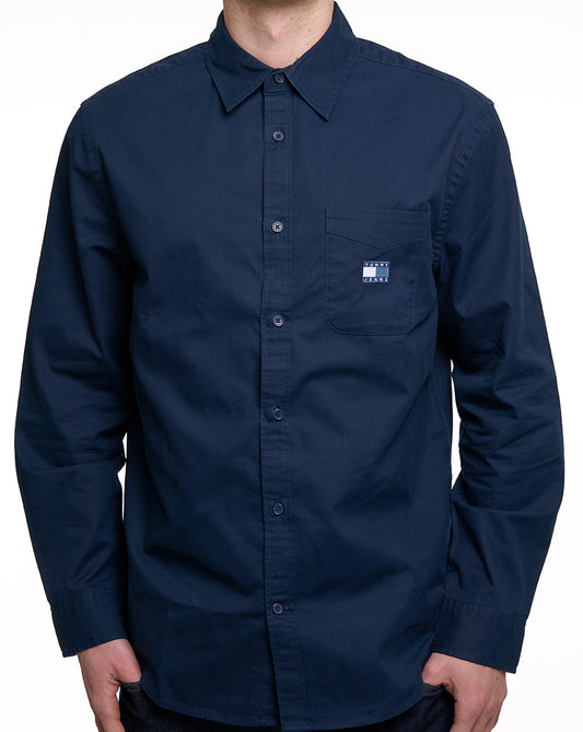 Tommy Jeans Tommy Jeans Washed Twill Shirt Dark Navy