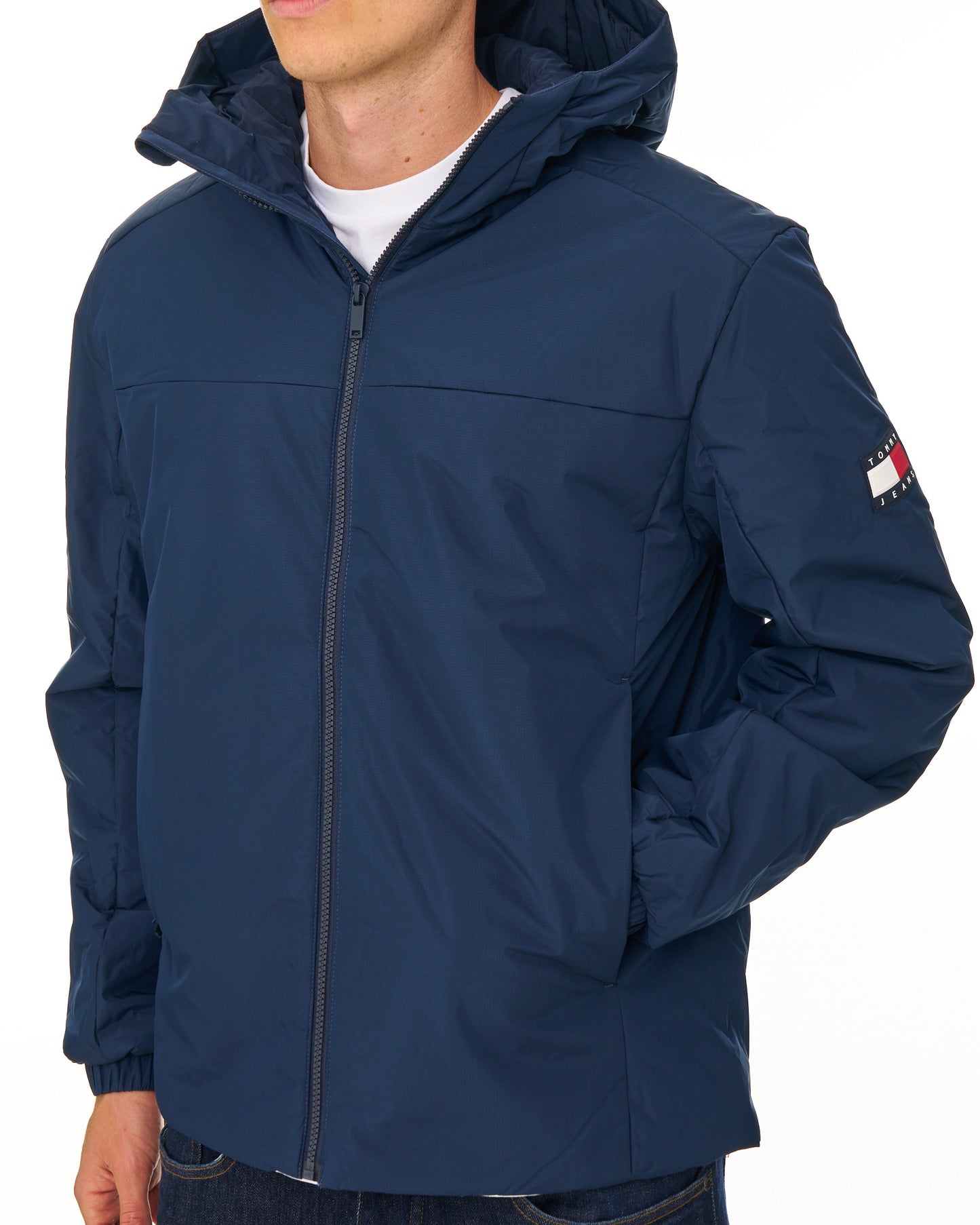 Tommy Jeans Logo Padded Jacket Dark Blue