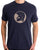 Trojan Applique Jacquard Logo T Shirt Navy