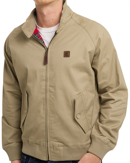Trojan Classic Harrington Jacket Stone
