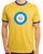 Trojan Target Ringer T-shirt Mustard