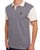 Trojan Diamond Panel Polo Ecru