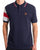 Trojan England Flag Sleeve Polo Navy