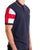 Trojan England Flag Sleeve Polo Navy