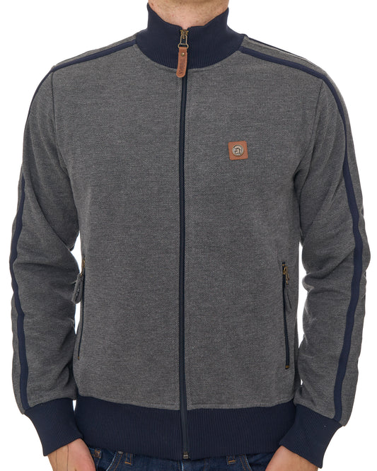 Trojan Trojan Heavy Pique Track Top Navy