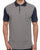 Trojan Houndstooth Panel Polo Navy