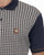 Trojan Houndstooth Panel Polo Navy