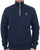 Trojan Houndstooth Quarter Zip Navy