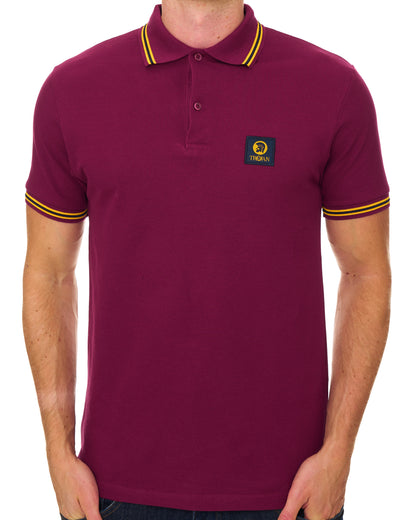 Trojan Old School Pique Polo Port
