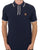 Trojan Ottoman Rib Polo Navy