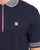 Trojan Oxford Collar Zip Polo Navy