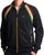 Trojan Raglan Striped Track Top Black