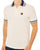 Trojan Textured Jacquard Collar Polo Ecru