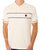 Trojan Twin Piped Polo Shirt Ecru