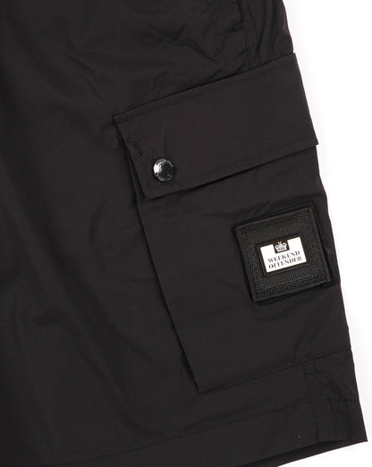 Weekend Offender Baraki Cargo Shorts Black