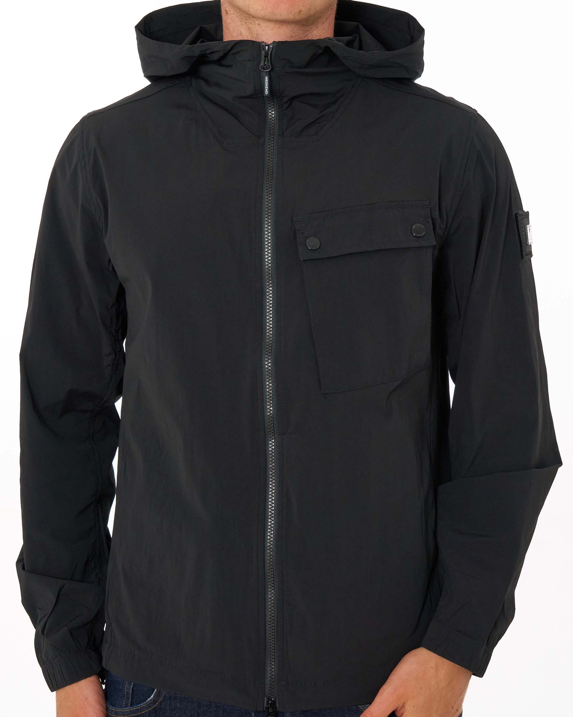 Weekend Offender Temara Technical Windbreaker Black