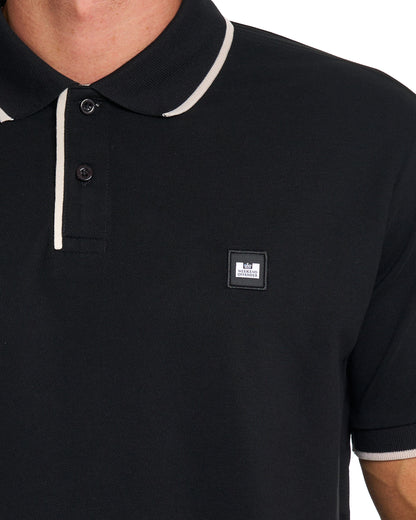 Weekend Offender Cadwell Polo Shirt Black