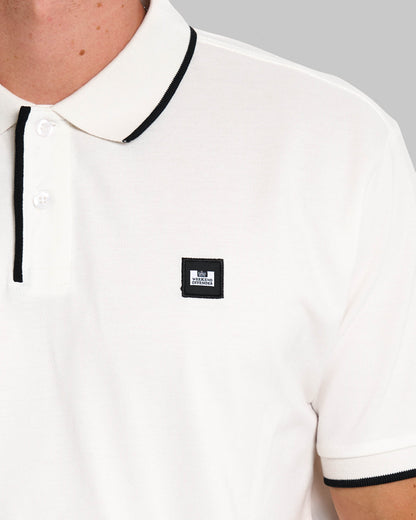 Weekend Offender Cadwell Polo Shirt Off White