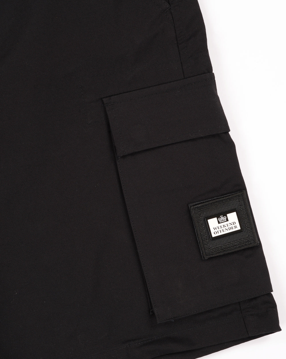 Weekend Offender Cargo Shorts Black