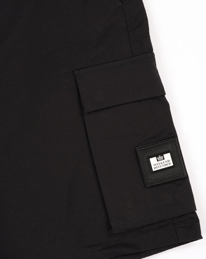 Weekend Offender Cargo Shorts Black