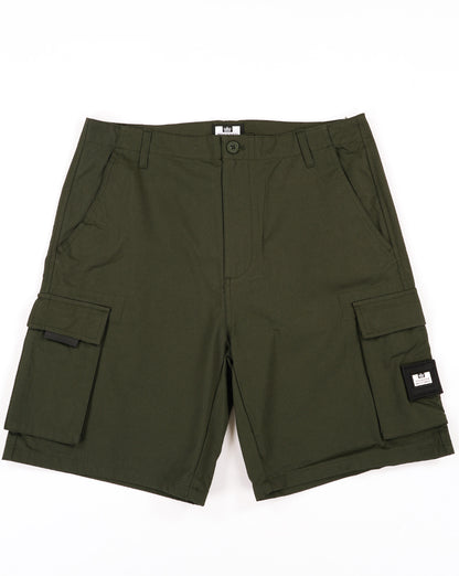 Weekend Offender Cargo Shorts Dark Green