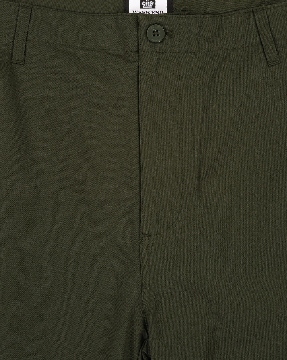 Weekend Offender Cargo Shorts Dark Green