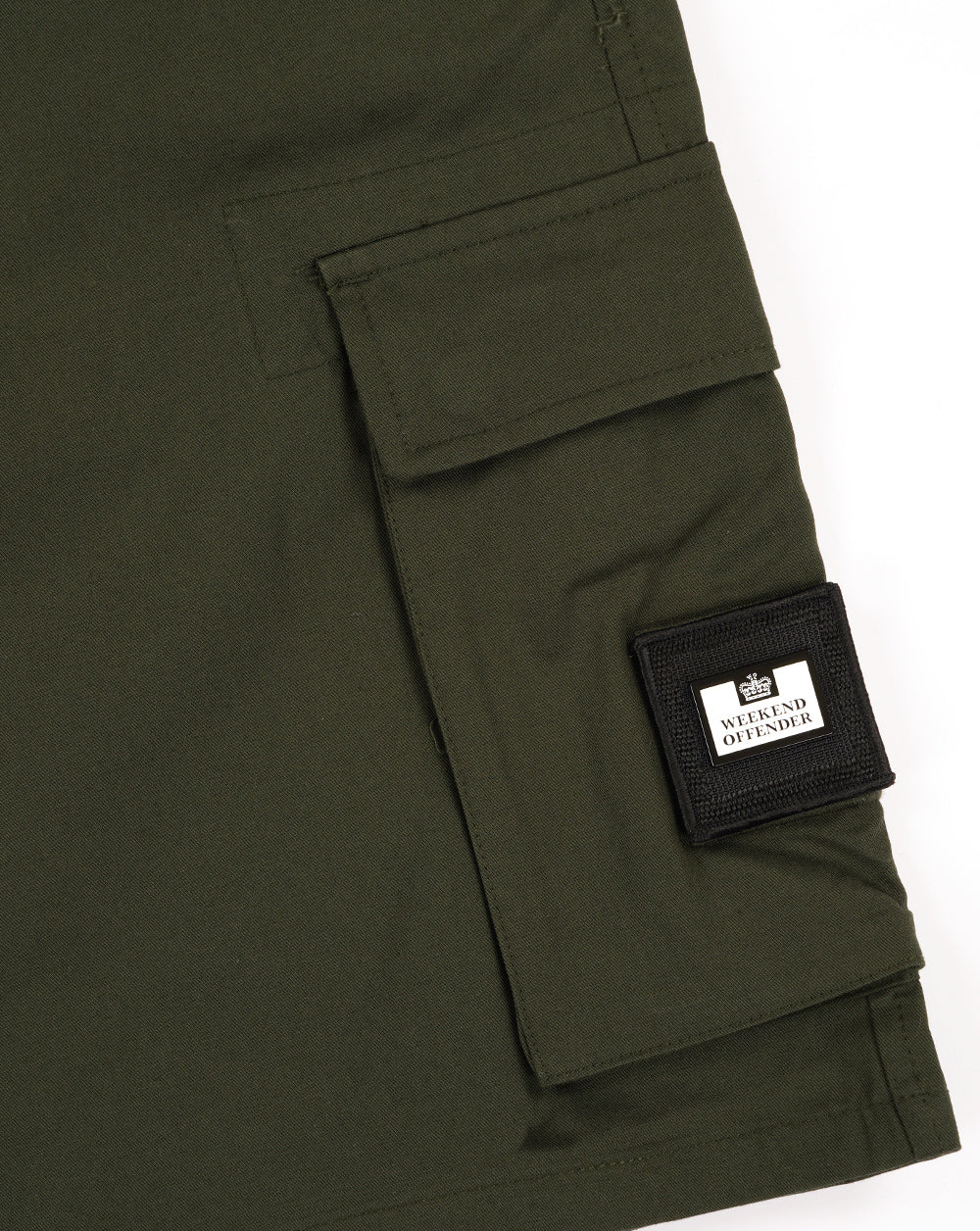 Weekend Offender Cargo Shorts Dark Green
