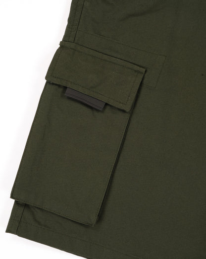Weekend Offender Cargo Shorts Dark Green