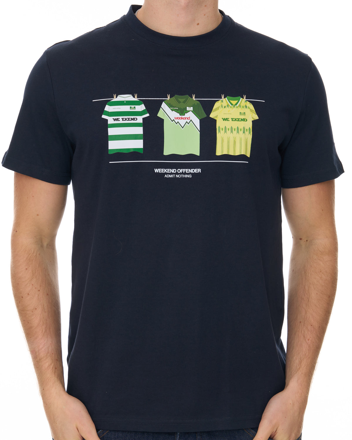 Weekend Offender Celtic Kits T-shirt Navy