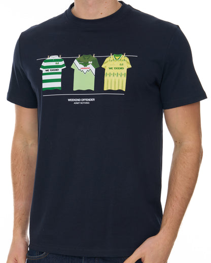 Weekend Offender Celtic Kits T-shirt Navy
