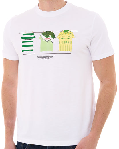 Weekend Offender Celtic Kits T-shirt White