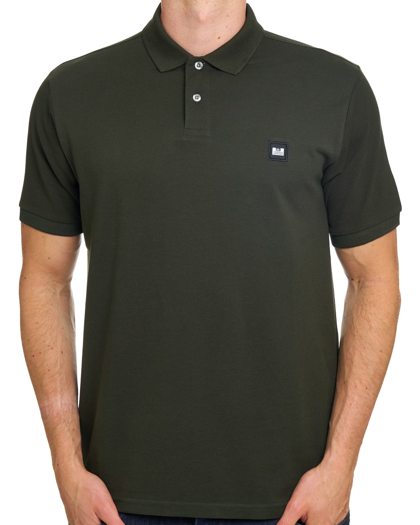 Weekend Offender Heathcote Polo Shirt Dark Green