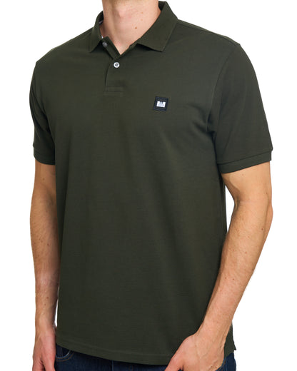 Weekend Offender Heathcote Polo Shirt Dark Green