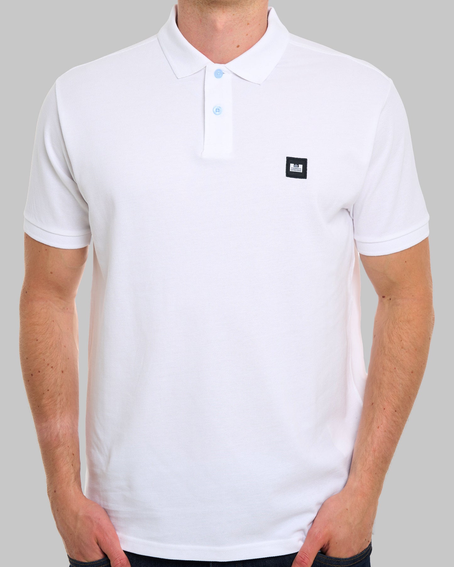 Weekend Offender Heathcote Polo Shirt White