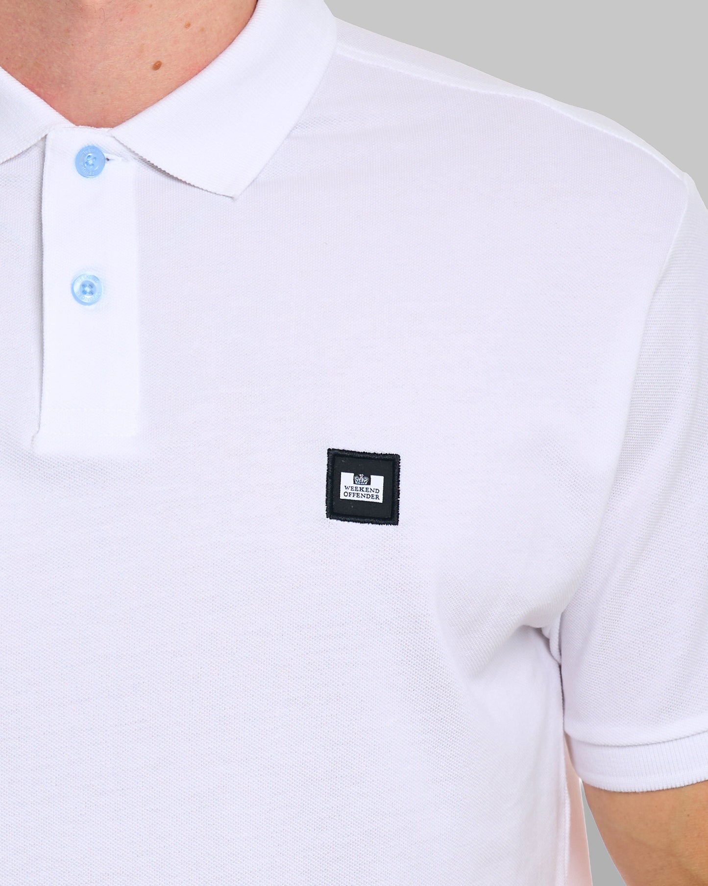Weekend Offender Heathcote Polo Shirt White