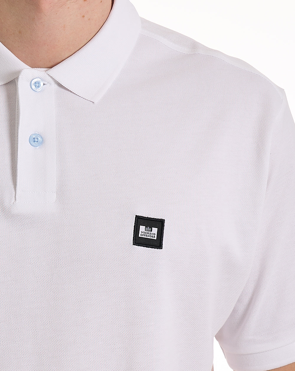 Weekend Offender Heathcote Polo Shirt White