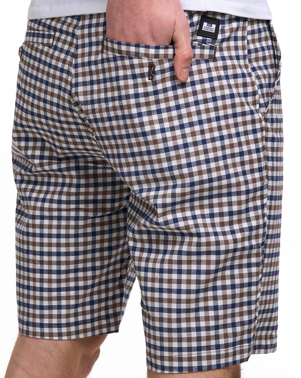 Weekend Offender Ivan Check Shorts Mid House Check