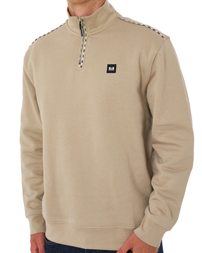 Weekend Offender Matisa Quarter Zip Sweatshirt Deep Stone