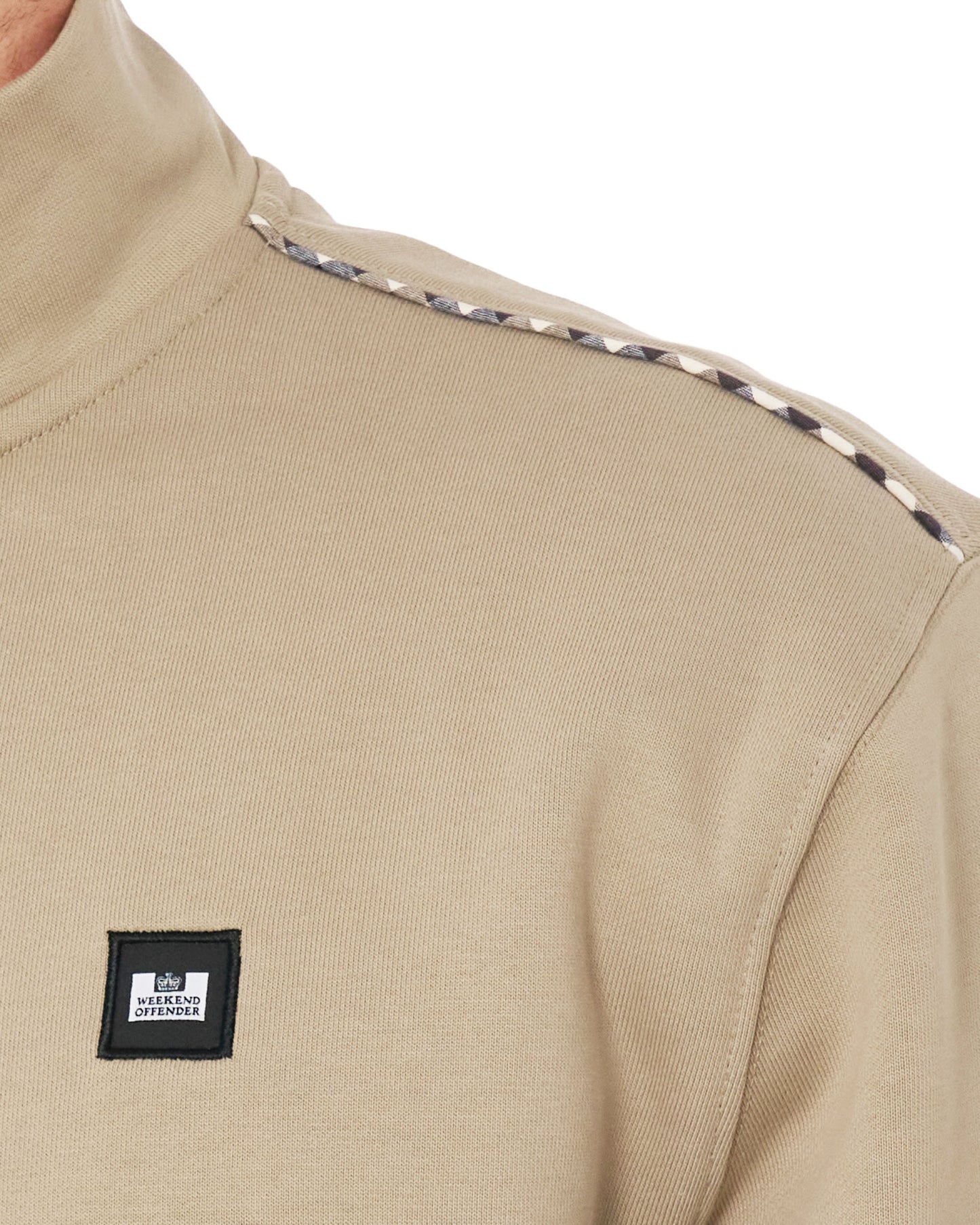 Weekend Offender Matisa Quarter Zip Sweatshirt Deep Stone