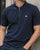 Weekend Offender Monti Zip Polo Shirt Navy