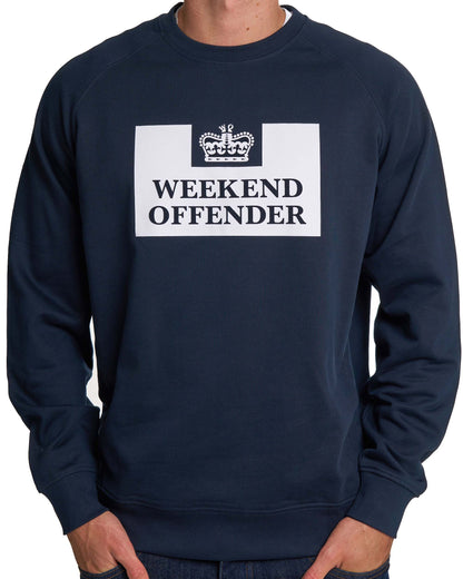 Weekend Offender Penitentiary Sweatshirt Navy